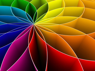 3d colorful background - 3d rendering