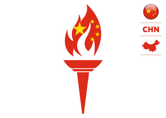 Flamme Olympique - Chine