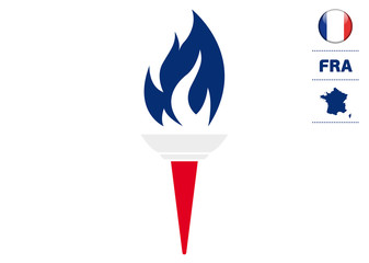 Flamme Olympique - France