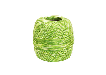Skein of green wool