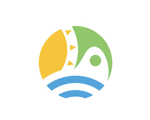 Modern Tropical Summer Vacation - Surf Town Beach Vacation