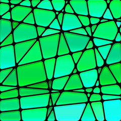 abstract vector stained-glass mosaic background