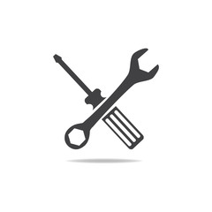 Screwdriver and Wrench icon