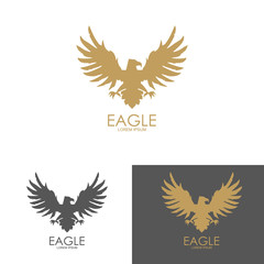 eagle mark isolated on white background.