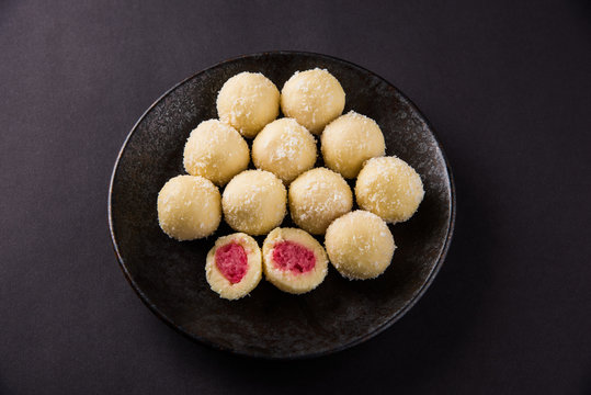 Kheer Kadam Or Khir Kadam Is A Bengali Sweet