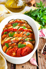 Vegetable appetizer ratatouille