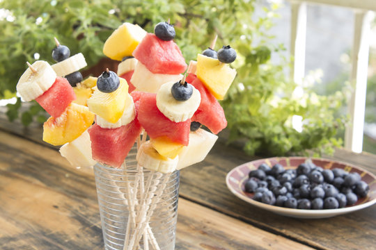  Refreshing Fruit Skewers - Fruit Snack