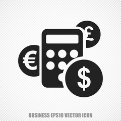 Business vector Calculator icon. Modern flat design.