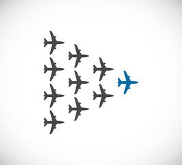 plane leader icon