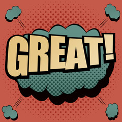 Great comic speech bubble