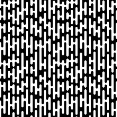 Abstract geometric black and white hipster fashion pillow pattern