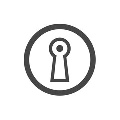 Keyhole Icon Vector