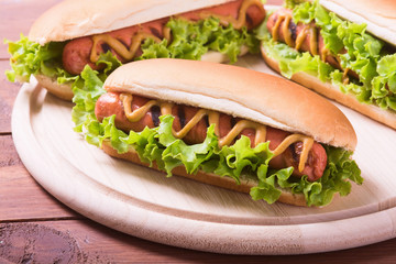 Barbecue Grilled Hot Dog