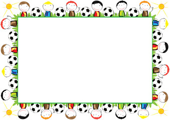 Fototapeta premium Colored frame for children