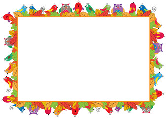 Colored frame for children.