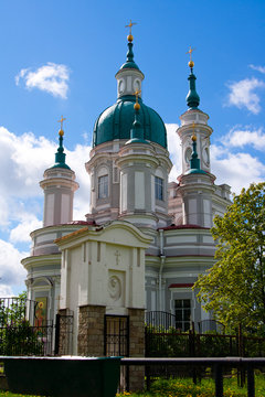 The current Cathedral of St. Catherine. Kingisepp of Leningrad oblast, Russia