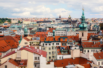 Fototapeta na wymiar Cityscape of Prague, Czech Republic