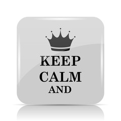 Keep calm icon