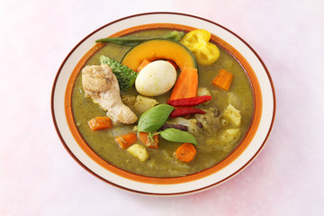 美味しそうなグリーンカレー