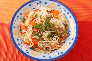 沖縄料理　そうめんチャンプルー