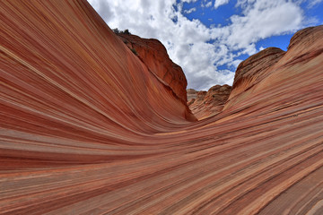 The Wave Navajo Sand Formation in Arizona USA