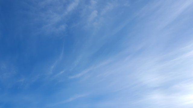 White cloud and blue sky background