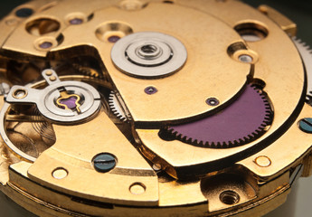  Detail of watch machinery.