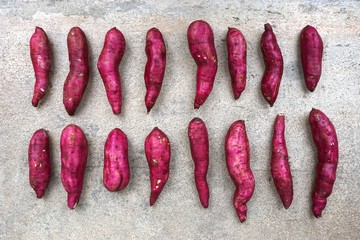 raw sweet potato