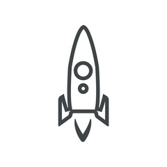 Rocket logo vector