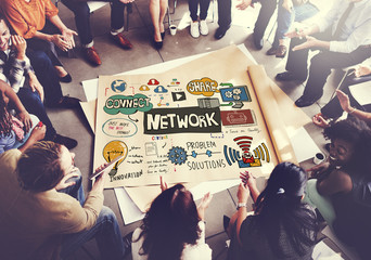 Network onnection Technology Digital Modern Concept