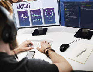 Design Layout Mobile Interface Concept