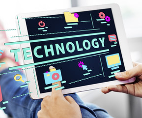 Technology Modern Device Connection Network Concept