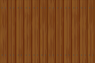 Fototapeta premium Dark Wood Fence