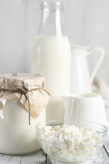 Various dairy products