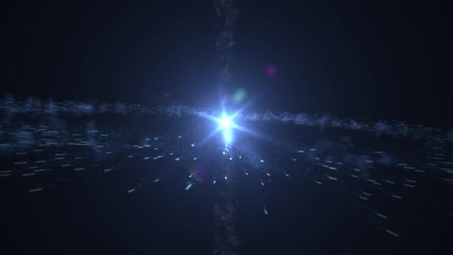 Big Bang Galactic Explosion 4k video