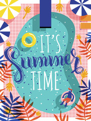 Trendy summer poster