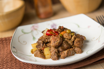 Tas Kebabi / Turkish Meat Food.