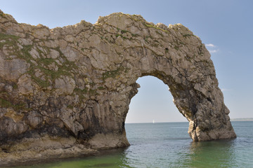 Fototapeta na wymiar Durdle Door natural arch on Dorset coast