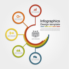 Infographic design template. Vector illustration.