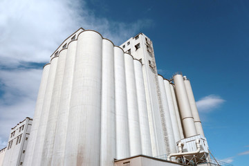 Industrial buildings and silo