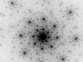 Black and white fractal. Abstract fractal. Fractal art background for creative design. Decoration for wallpaper desktop, poster, cover booklet, card. Psychedelic. Print for clothes, t-shirt.