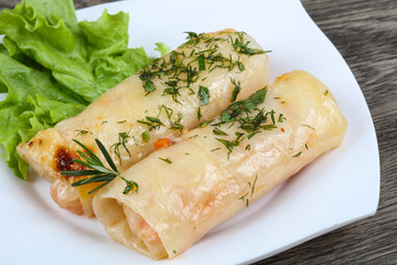 Stuffed cabbage rolls