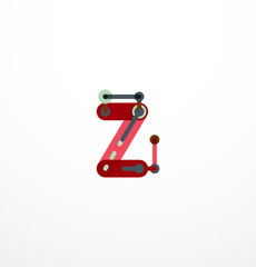 Vector letter concept