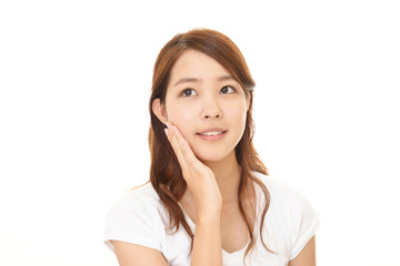 Fototapeta premium 笑顔の女性