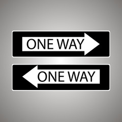 one way sign