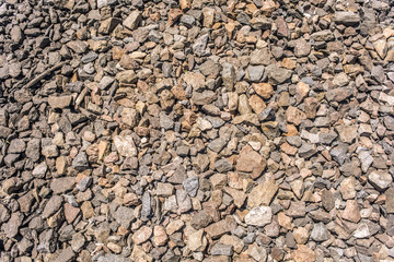 small stones rubble background texture