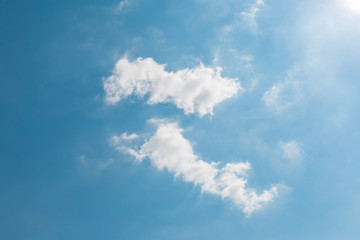 Fototapeta na wymiar blue sky with cloud