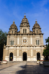 view of St Joseph's Church or the East Church in Beijing, China