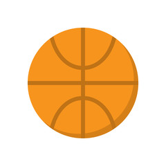 Basketball ball vector icon. Sport pictogram.