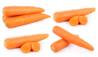 Carrot isolated on white background